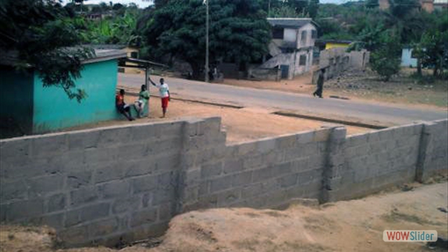 Nursery School fence in Ampeny